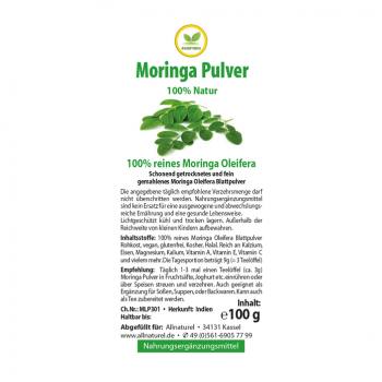 Moringa Oleifera Blattpulver - 100g