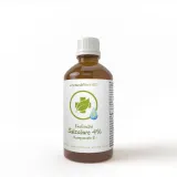 in pharmazeutischer Braunglasfla...